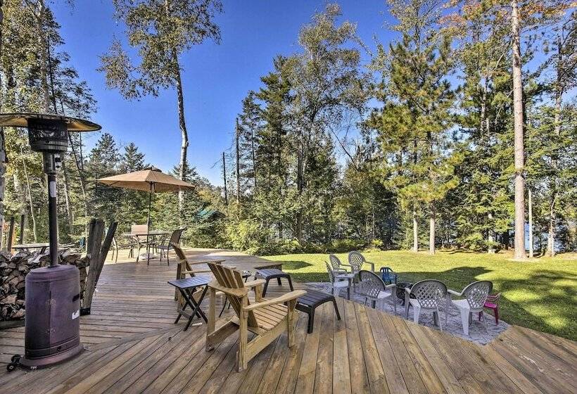 Elcho Escape W/ Private Dock On Post Lake!