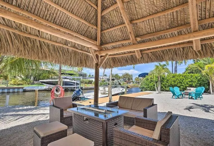 Palm City Canalfront Home W/ Boat Dock & Fire Pit!