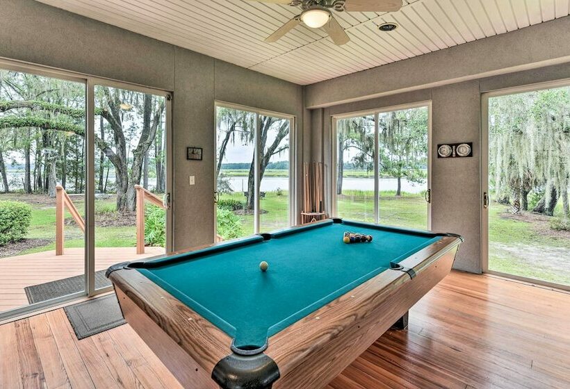 Waterfront Home W/ Shared Dock On Okatie River