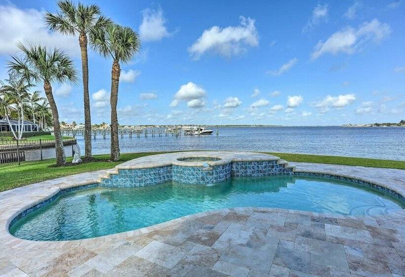 Upscale Waterfront Palm City Home W/ Dock!