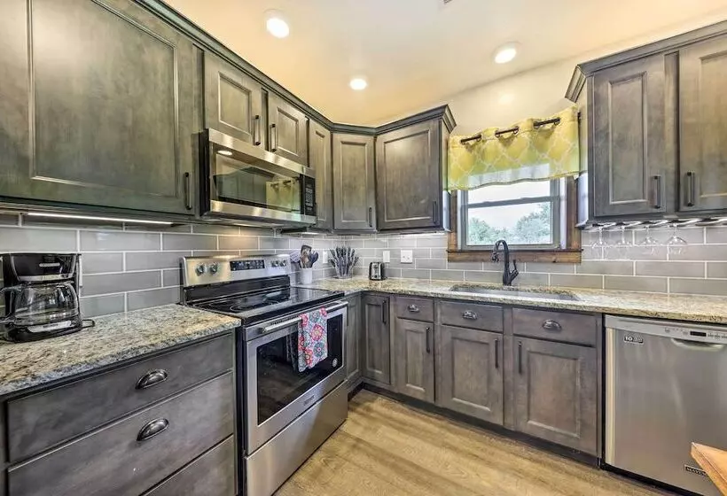 Waterfront Missouri Escape W/ Private Pond & Dock!