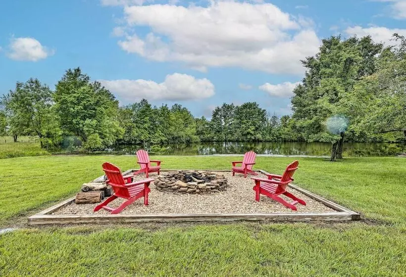 Waterfront Missouri Escape W/ Private Pond & Dock!