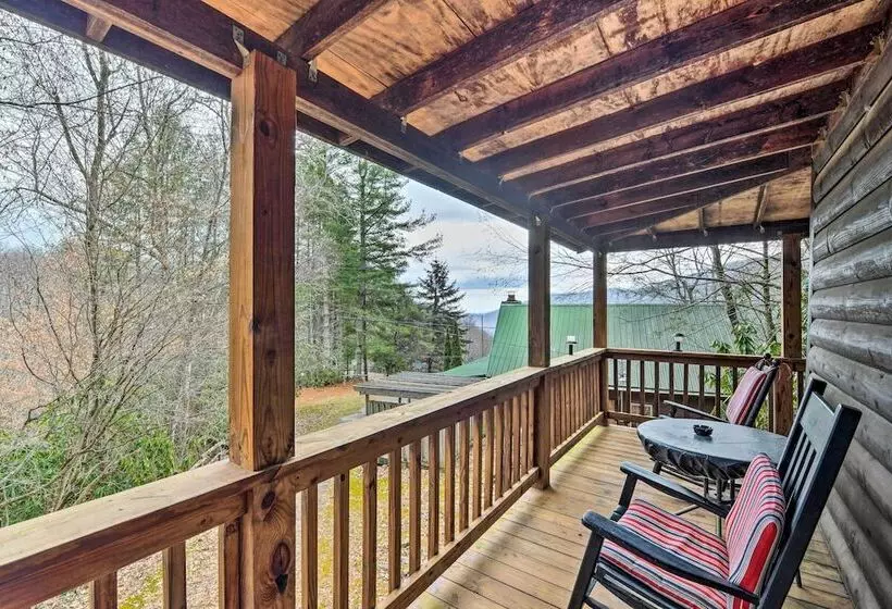 Cozy Maggie Valley Cabin W/ Deck & Private Hot Tub