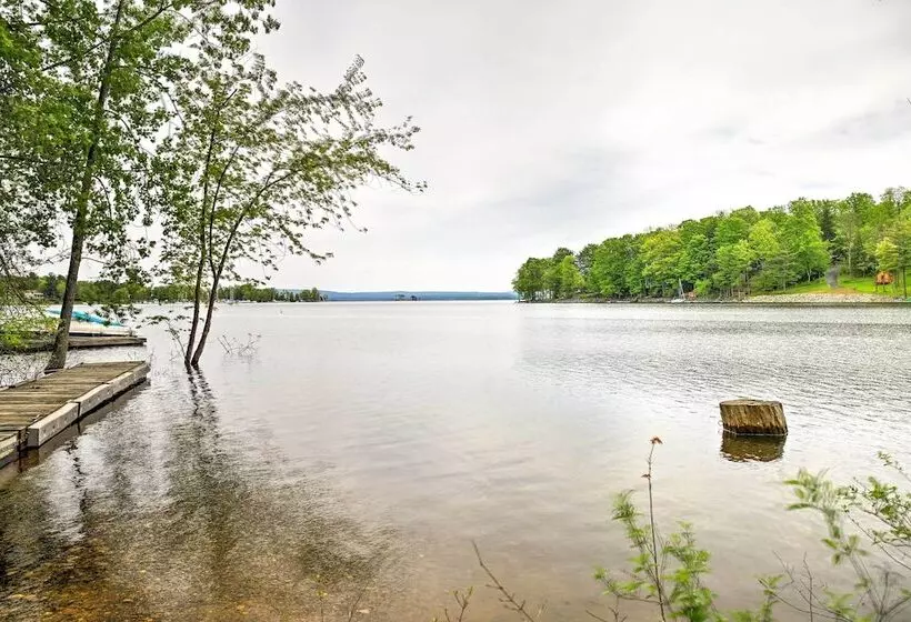 Mayfield Home W/ Private Dock On Lake Sacandaga!