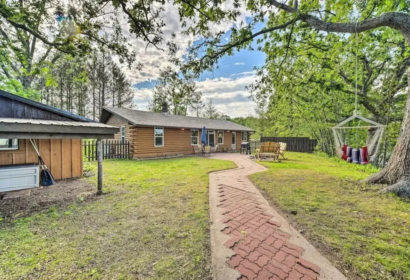 Frederic Lakefront Retreat W/ Dock & Patio!