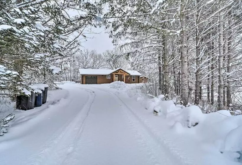 Frederic Lakefront Retreat W/ Dock & Patio!