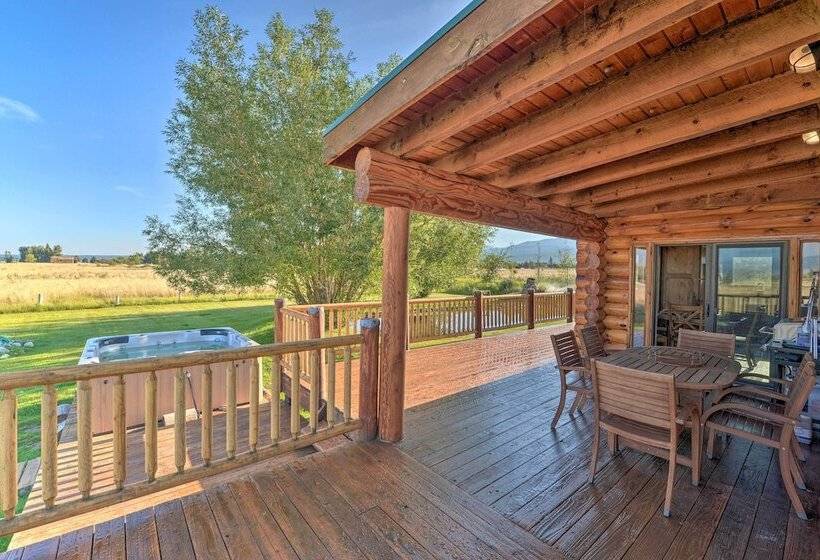 Stunning Driggs Retreat W/ Private Hot Tub & Pond!