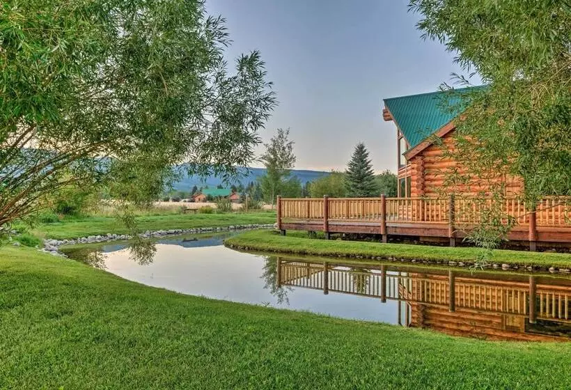 Stunning Driggs Retreat W/ Private Hot Tub & Pond!