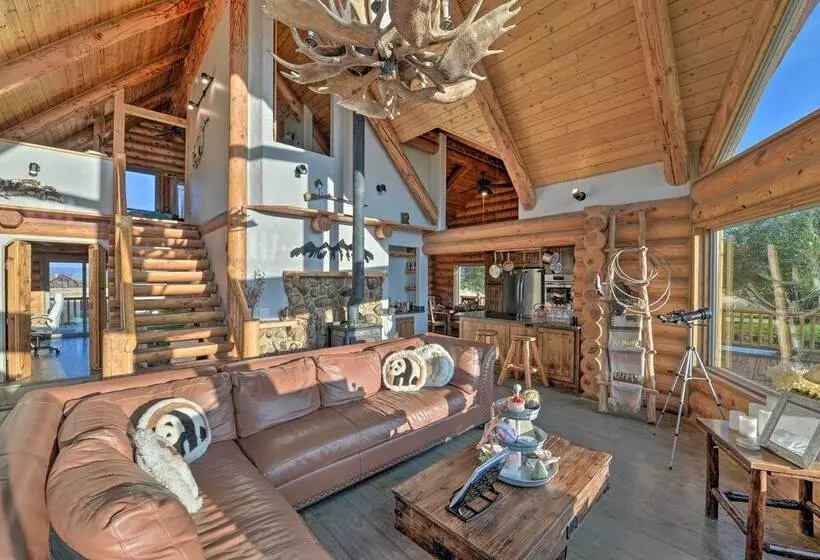 Stunning Driggs Retreat W/ Private Hot Tub & Pond!