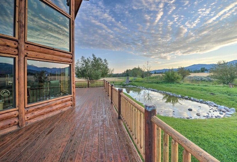 Stunning Driggs Retreat W/ Private Hot Tub & Pond!