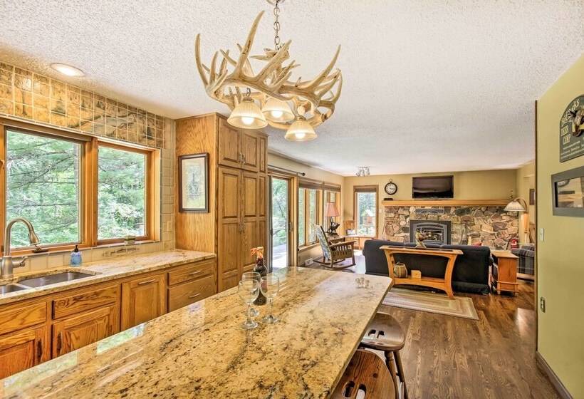 Tranquil Riverside Home W/ Wraparound Deck & Views