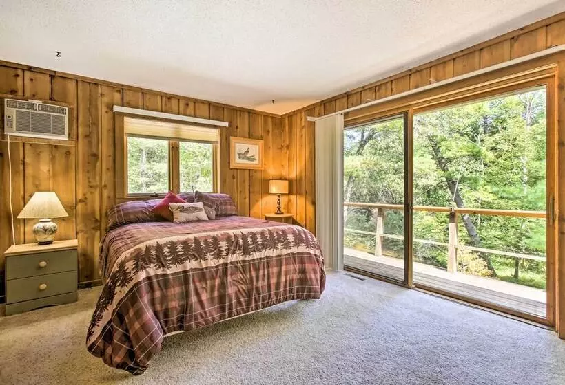 Tranquil Riverside Home W/ Wraparound Deck & Views