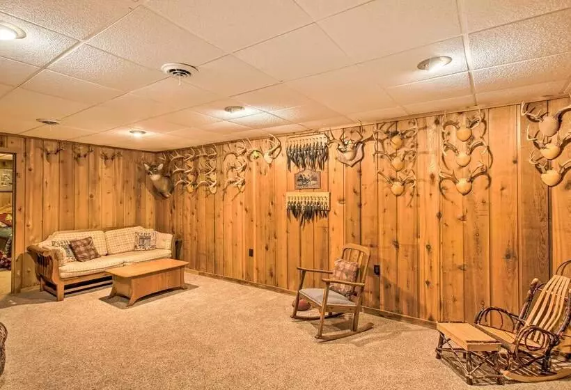 Tranquil Riverside Home W/ Wraparound Deck & Views