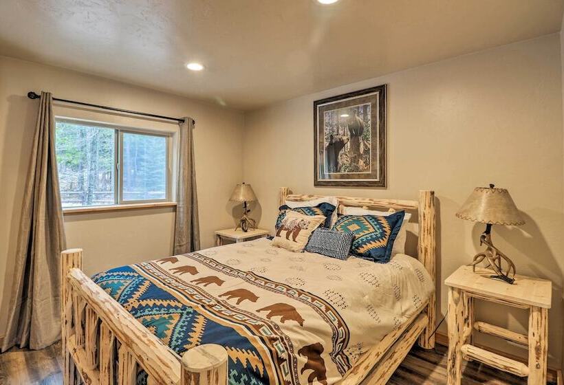 Custom Cabin W/ Grill & Fire Pit: 7 Mi To Glacier!