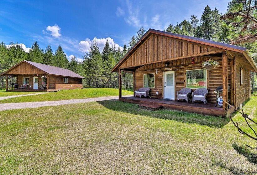 Custom Cabin W/ Grill & Fire Pit: 7 Mi To Glacier!