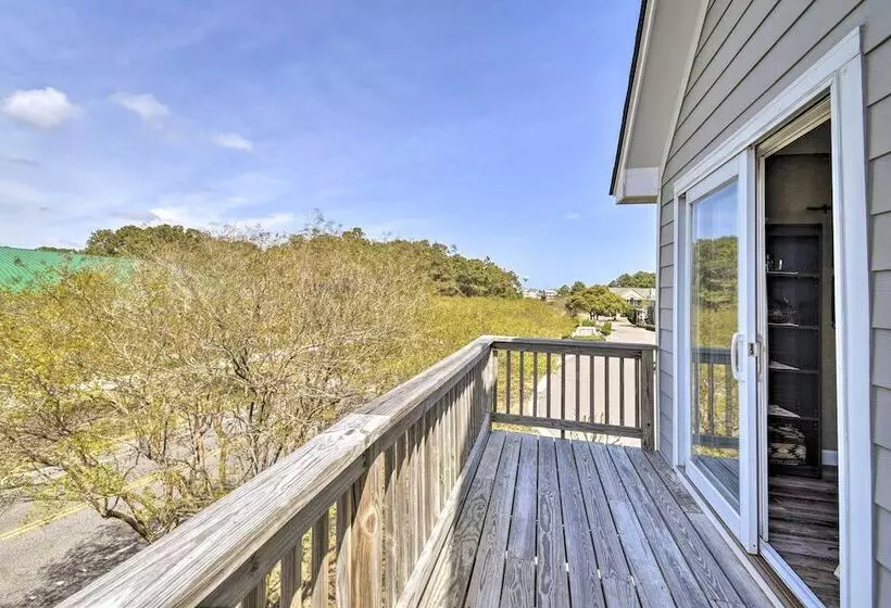 Home W/ Deck In Corolla Light: Walk To Beach!