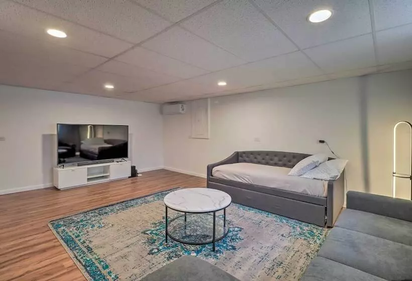 Sleek Albrightsville Home W/ Deck, Game Room