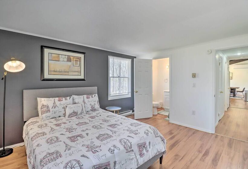 Sleek Albrightsville Home W/ Deck, Game Room