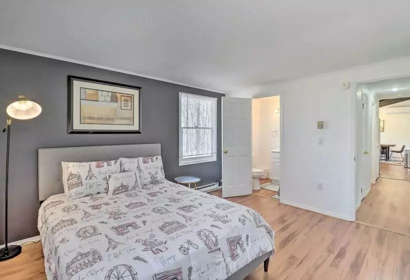 Sleek Albrightsville Home W/ Deck, Game Room