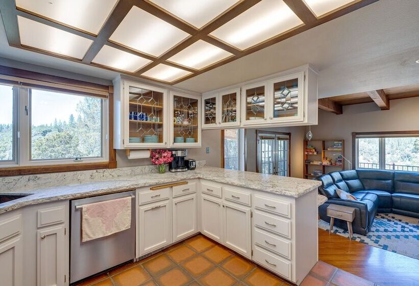 Meadow Vista Mountain Escape W/ River Views!