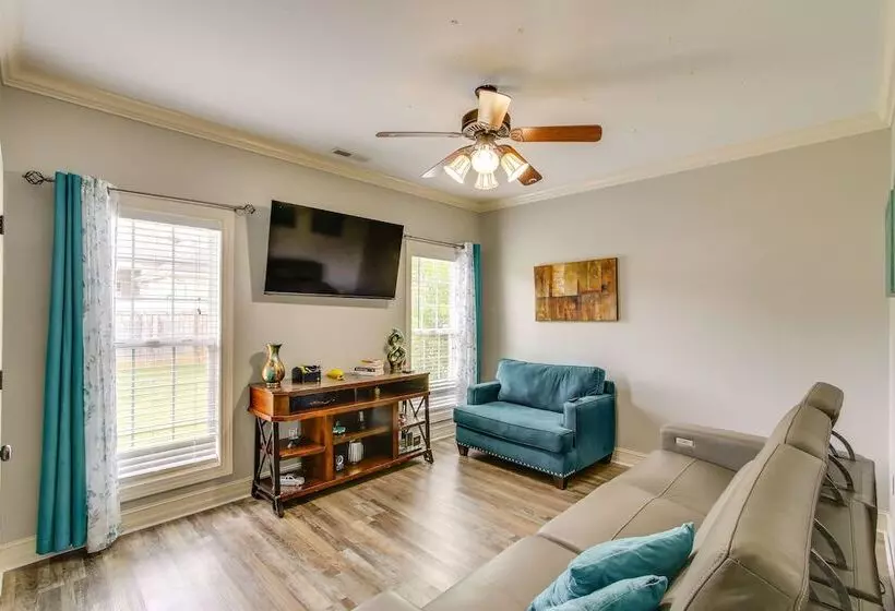 Muscle Shoals Home < 3 Mi To Recording Studios!