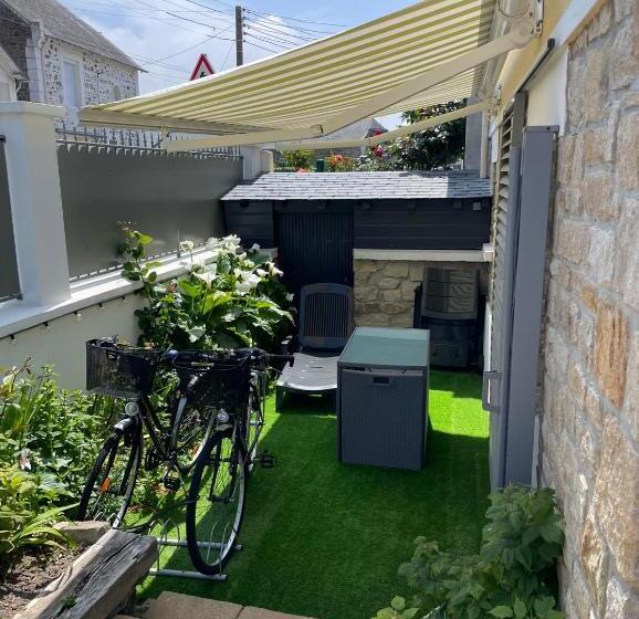 مبيت وإفطار Studio 3 Mn De La Plage Terrasse Vélos Proche De La Ville Fortifiée