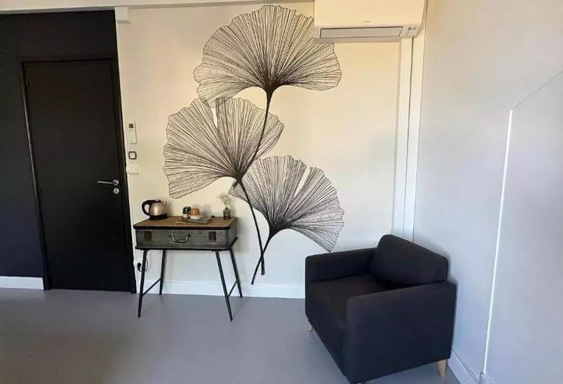 ペンション Chambre Ginkgo Au Domaine De L Aven