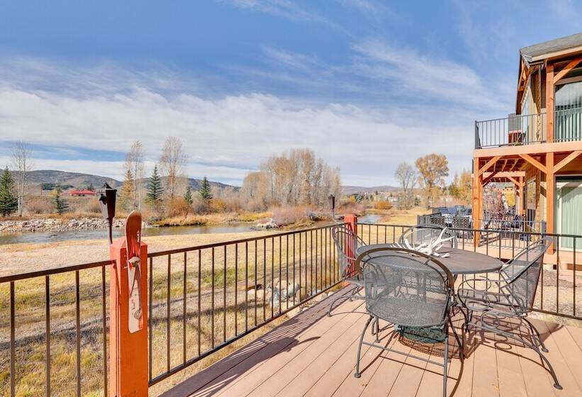 Granby Riverfront Cabin W/ Deck & Mountain View!