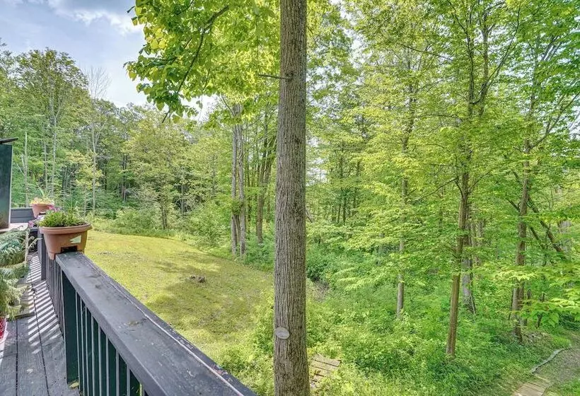 Alpine House  Modern Delevan Cabin On 2 Acres