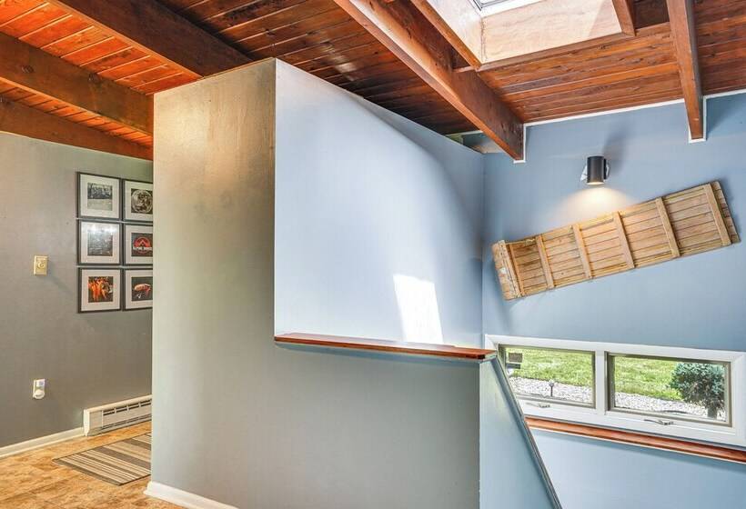 Alpine House  Modern Delevan Cabin On 2 Acres