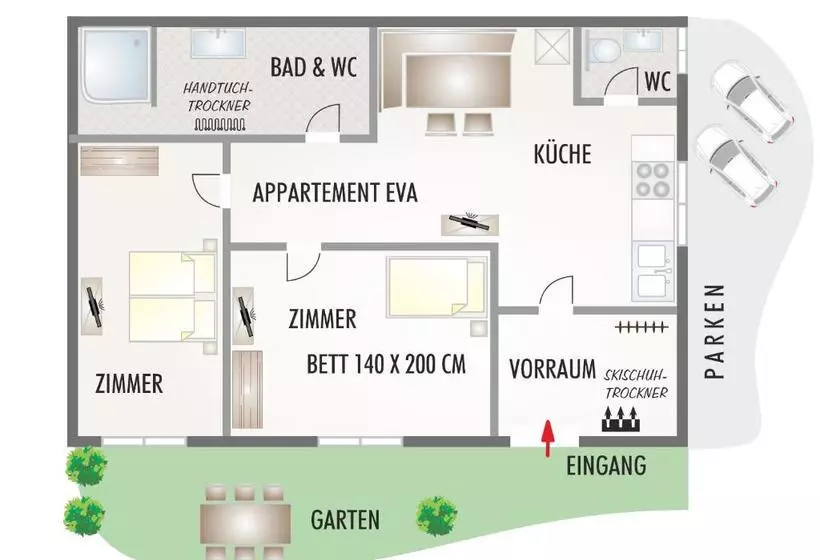 هتل Appartements Spitaler