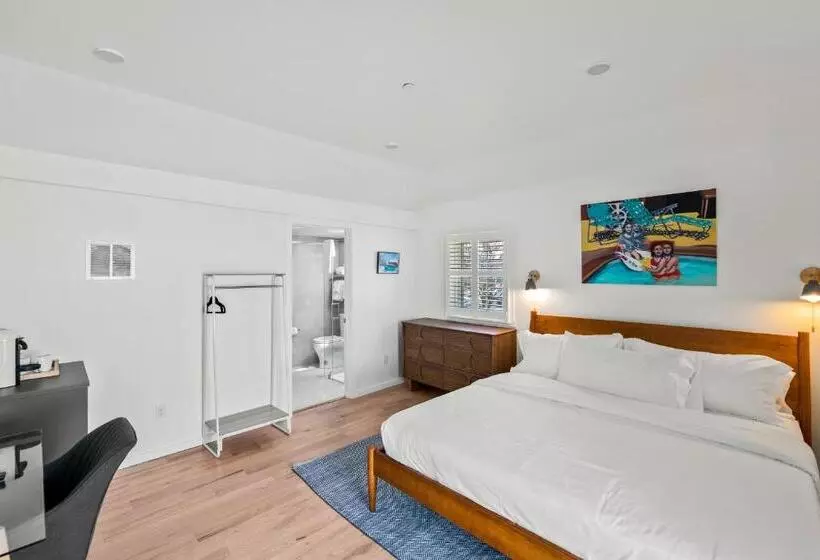 Hotelli Boutique Room Steps From Downtown Mall Rose Jean   Room 5