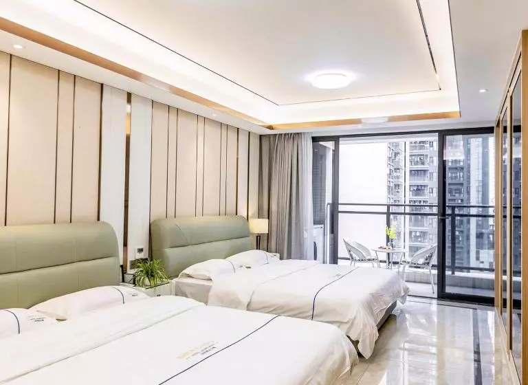 Shengang Executive Apartment   Baoan International Airport Bihaiwan Subway Station
