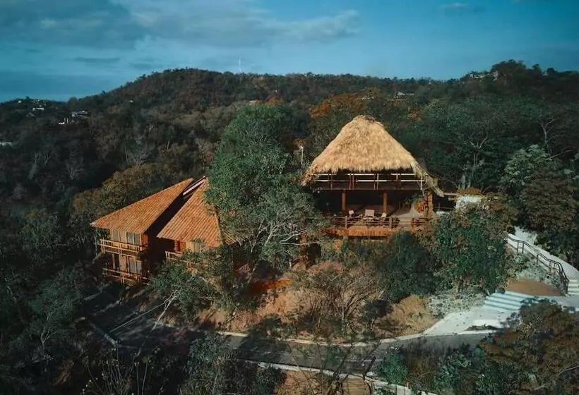 ペンション El Triángulo Mazunte Villa 6 Rooms