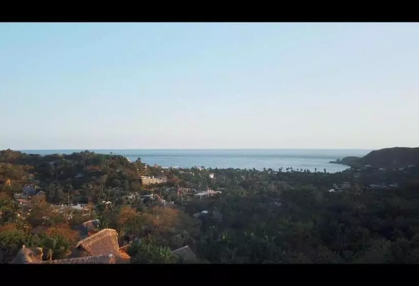 ペンション El Triángulo Mazunte Villa 6 Rooms