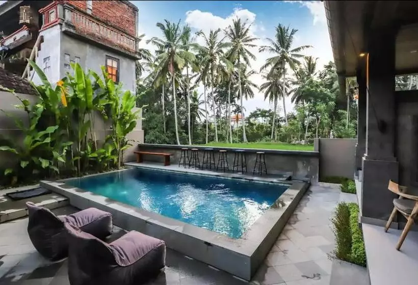 ペンション Harmony House 6. Just Built! 2 Min Ubud Center!