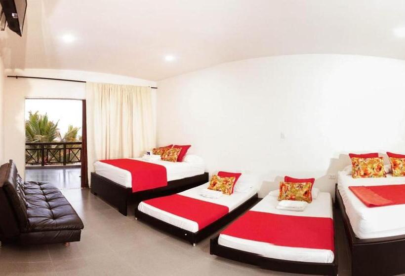 هتل Los Tambos Del Caribe Beach