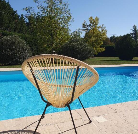 צימר Suite Climatisée Avec Entrée Privative Les Deux Glycines