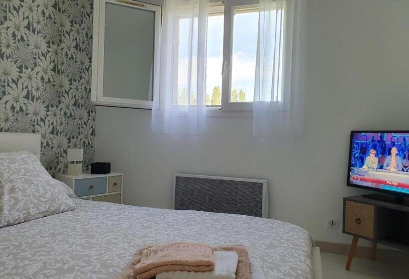 צימר Suite Climatisée Avec Entrée Privative Les Deux Glycines