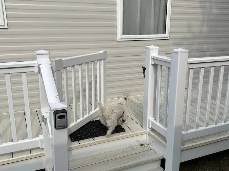 Hotelli Caravansleeps4 Beachfront Garden Patio