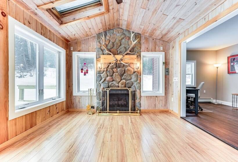 Gore Mountain Retreat: Deck & Game Room