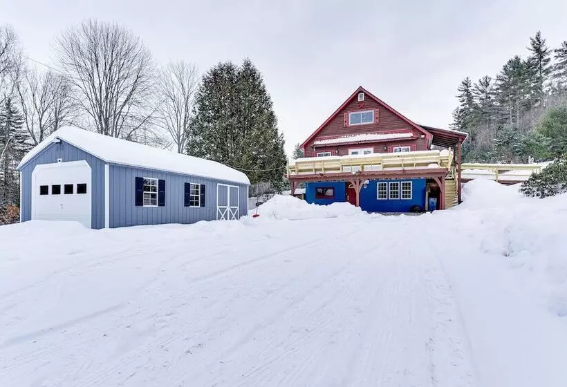 Gore Mountain Retreat: Deck & Game Room