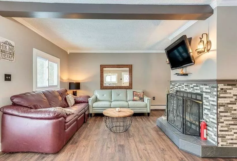 Gore Mountain Retreat: Deck & Game Room