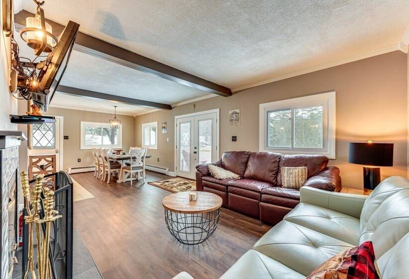 Gore Mountain Retreat: Deck & Game Room