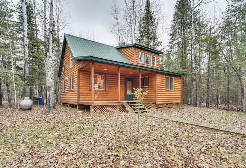 Barnum Cabin On 30 Acres W/ Soo Line Trail Access!