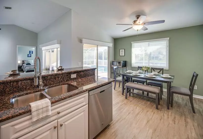 Dock & Fenced Yard: Canal Front Cape Coral Home!