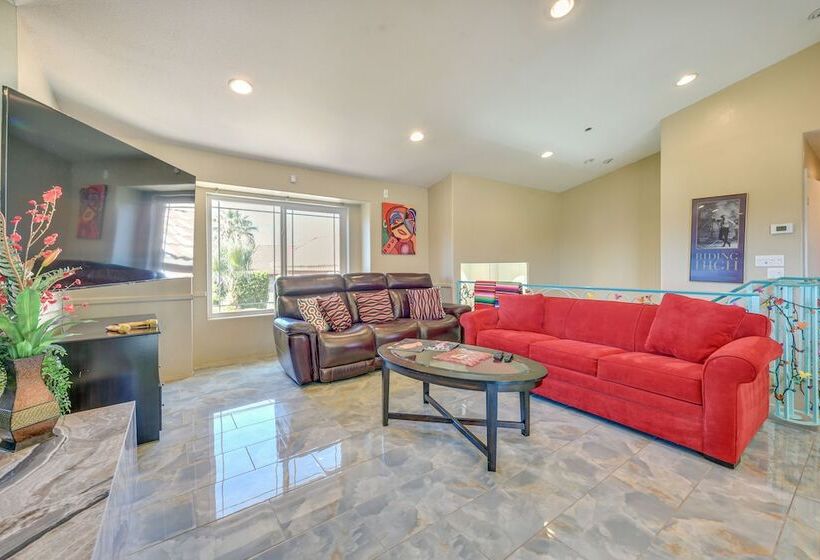 Cathedral City Gem W/ Shared Pool & Fireplace