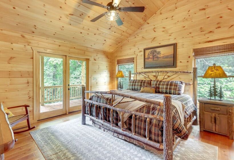 Cabin Near Blue Ridge W/ Fire Pit & Large Deck