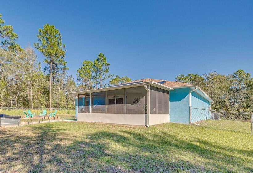 Citrus Springs Retreat W/ Grill & Screened Porch!