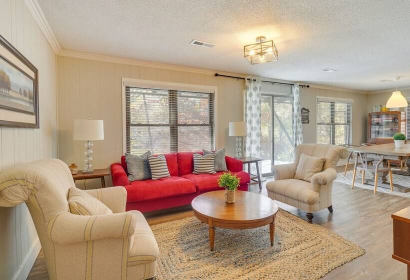 Lakefront Louisville Home Dock, Fire Pit & Grill